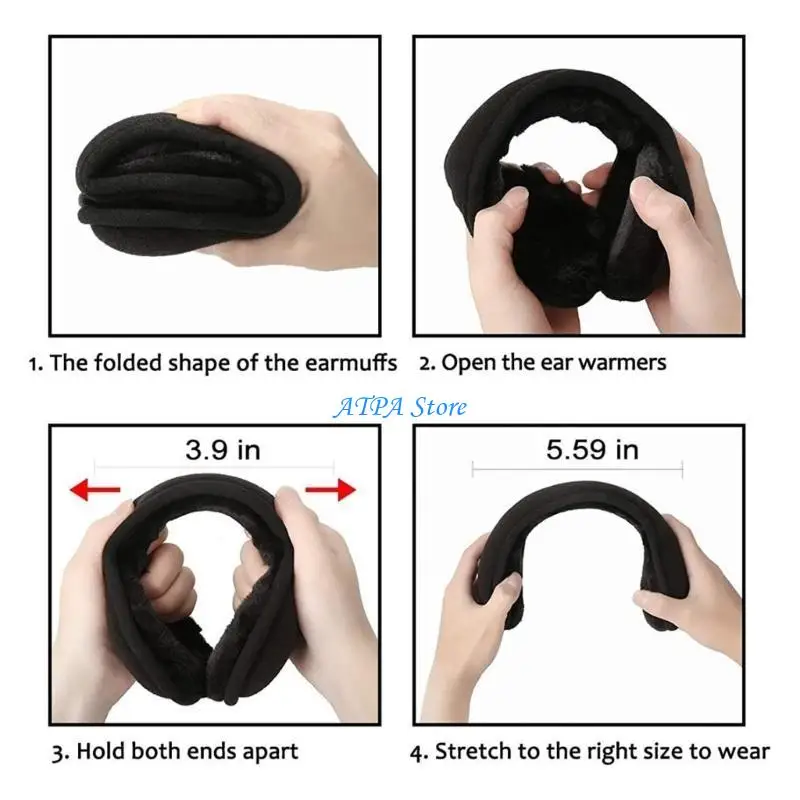 

U13C Unisex Sursmuffs сгущайте плюшевые зимние уш