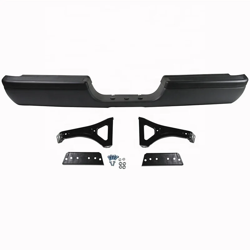 Black Rear Bumper Assembly Replacement For 94-02 Dodge Ram 1500 2500 Pickup (Fits: More than one vehicle)