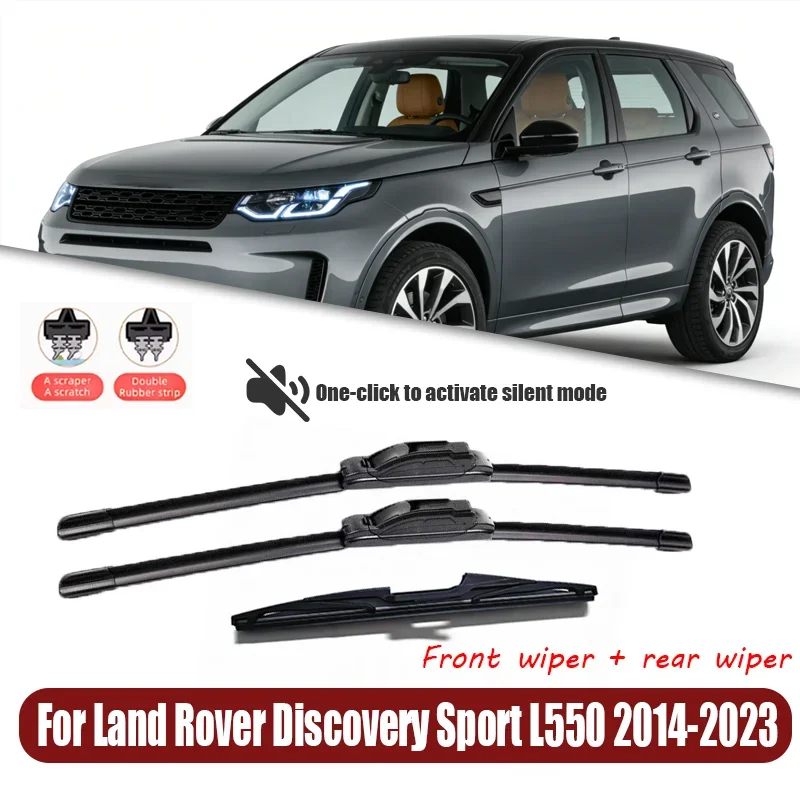 

26'+20'+12' for Land Rover Discovery Sport L550 2014-2023 2016 Front Wiper and Rear Wiper Blades Windshield Windshield Window