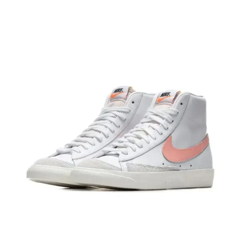 ナイキ ブレザー メンズ レディース ホワイト グリーン 快適なクラシック デイリー オールインワン 耐摩耗性 滑り止め ハイトップ ボード シューズ