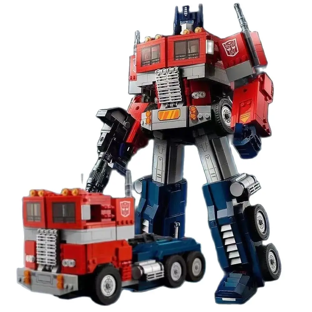 1580PCS Robot Car Toys Optimus Prime Building Blocks 10302 MOC Truck Transformationed Autobot Deformation Toy Gift For Children