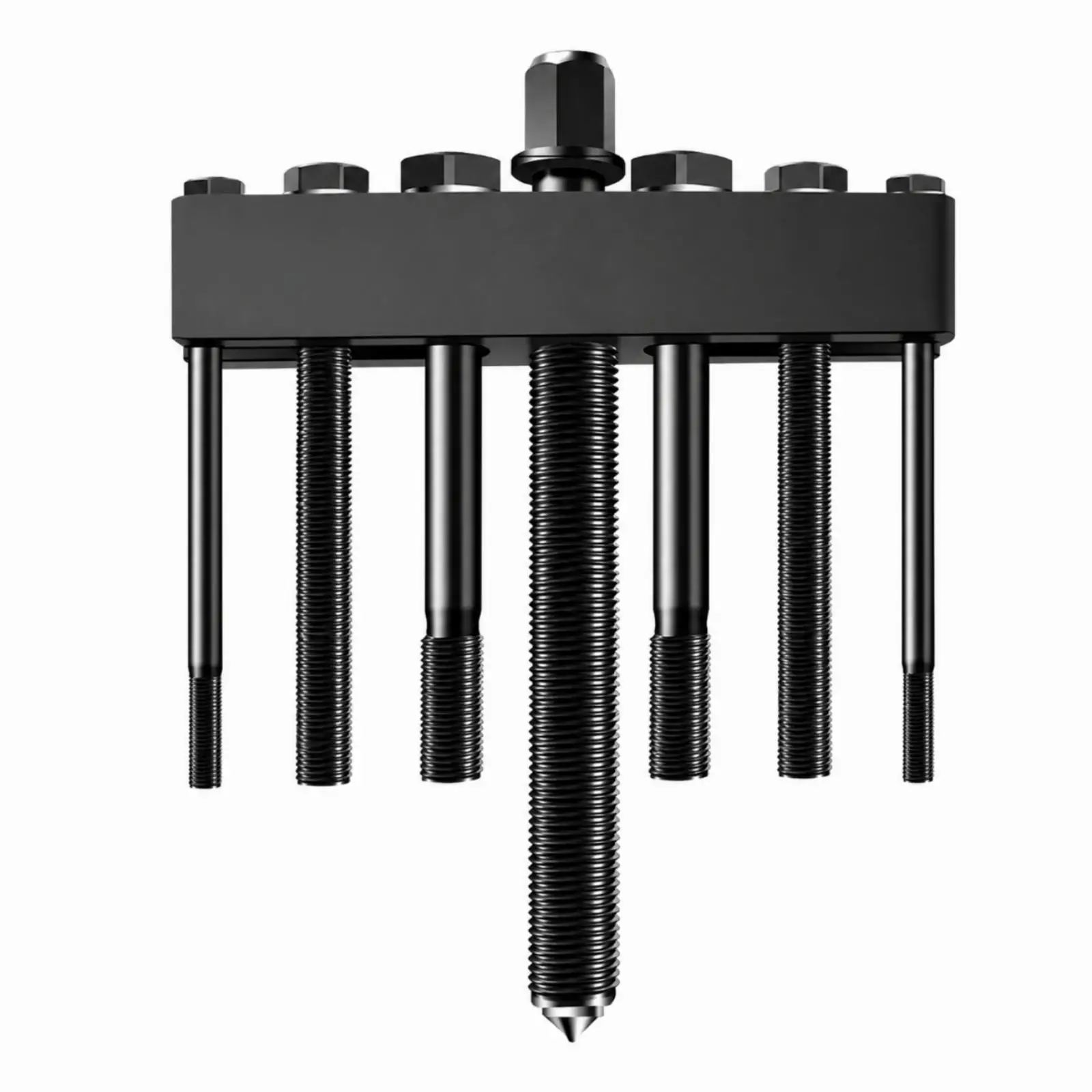 Vehicle Crankshaft Pulley Puller Tool Heavy Duty Engine Pulley Extractor High Carbon Steel Pressed Part Removal Kits for Repair
