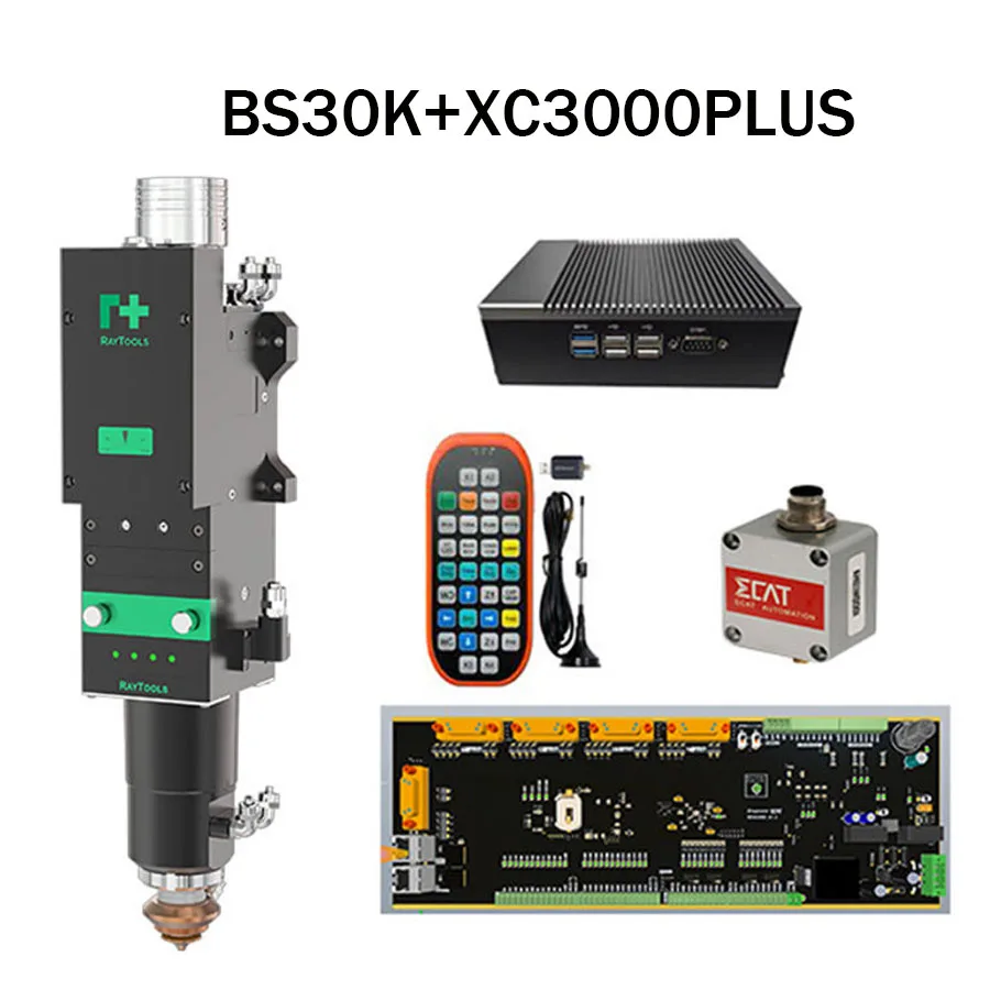 DIY fiber laser cutting machine with 12KW20KW30KW fiber laser cutting parts Raytools BS12K/BS20K/BS30K XC3000S controller fiber
