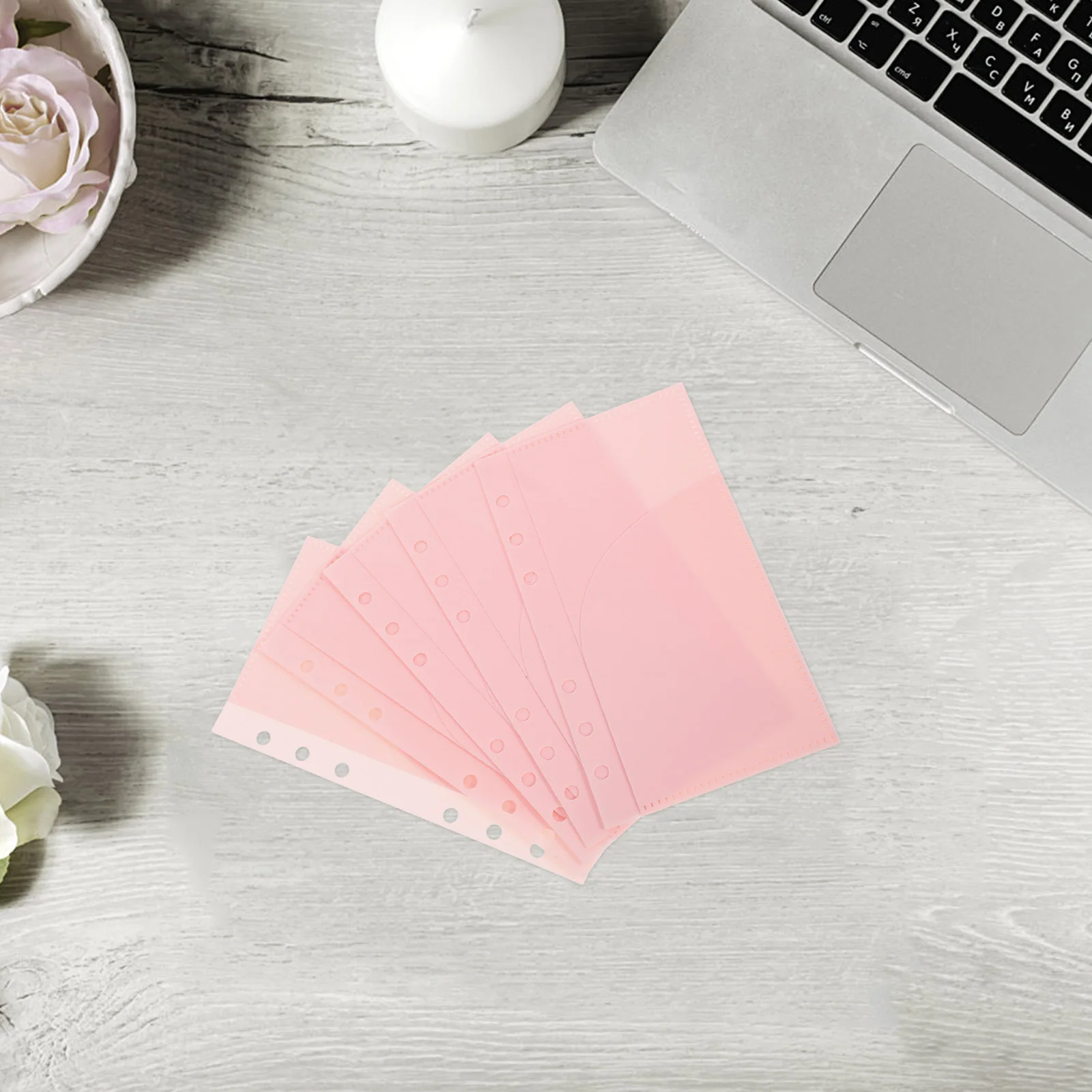 

5Pcs Budget Binder Pockets Portable Multi-Use Insert for Cash Management and Notes Storage Binder Pocket Budget Book Inserts