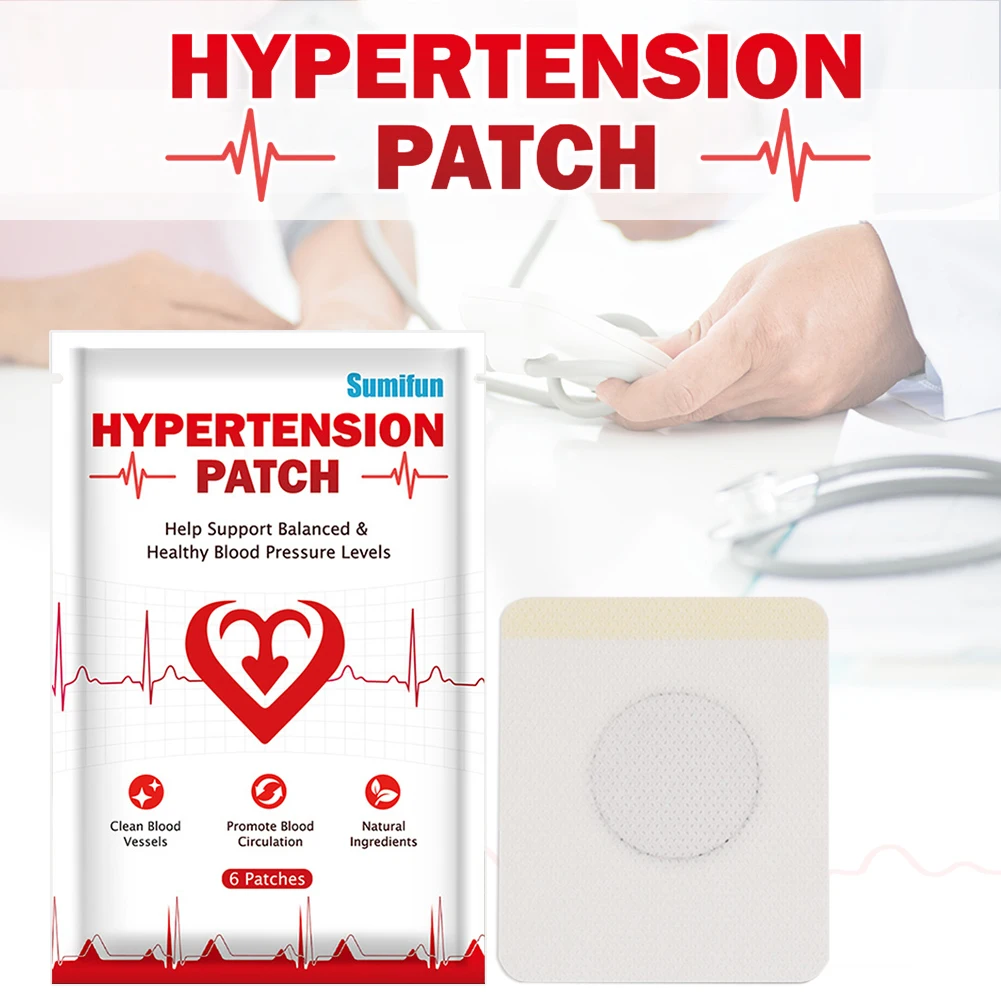 

Hypertension Herbal Medical Patch Reduce High Blood Pressure Clean Blood Vessels