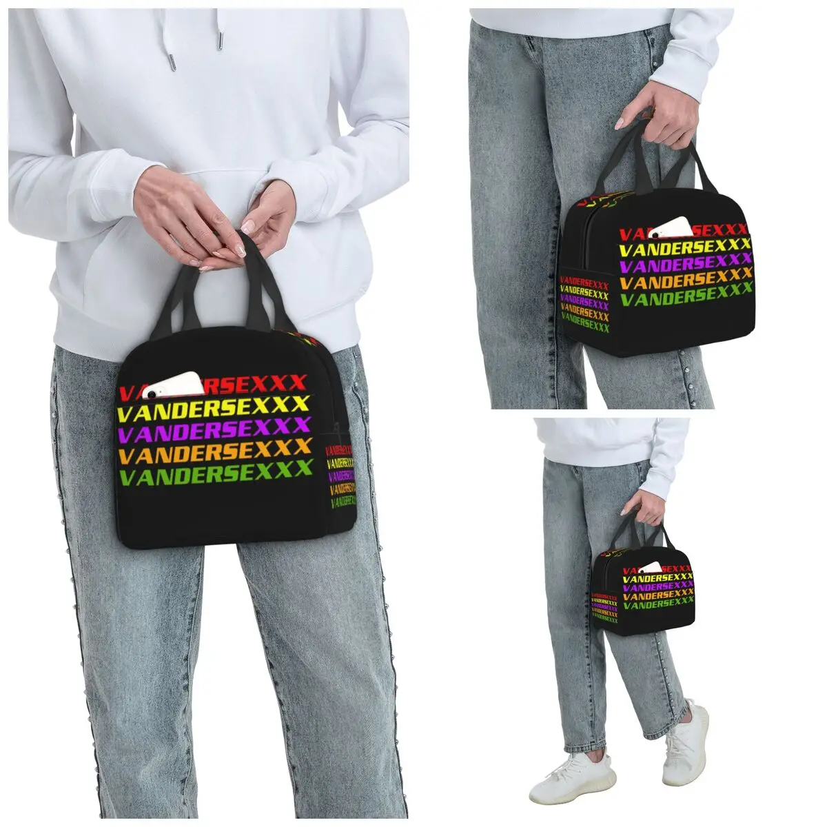Club Vandersexxx Insulated Lunch Bag for Women Office Cooler Thermal Food Box Tote Portable Lunch Boxes Container