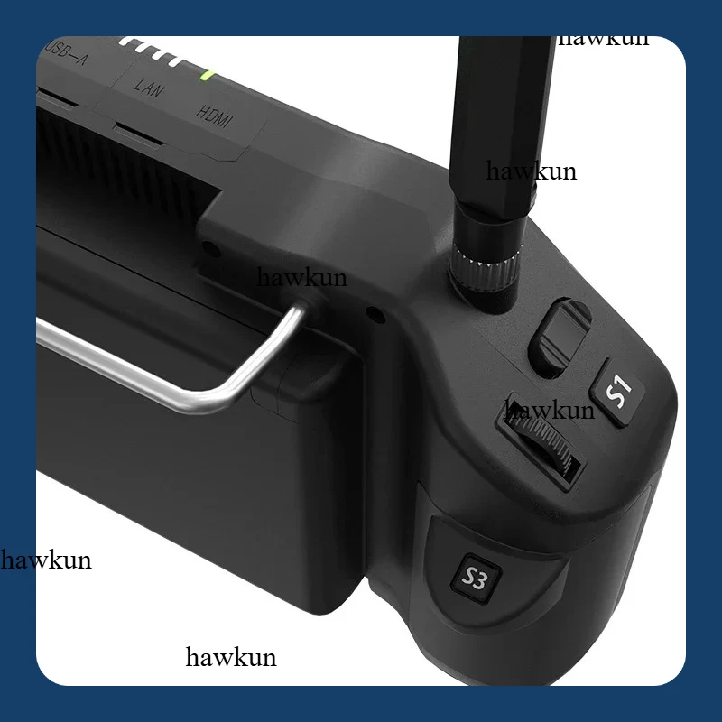 SIYI UniRC 7/7 Pro Station au sol portable double fréquence 7 pouces 1080P 40KM gamme contrôleur intelligent pour robotique UAV UGV USV