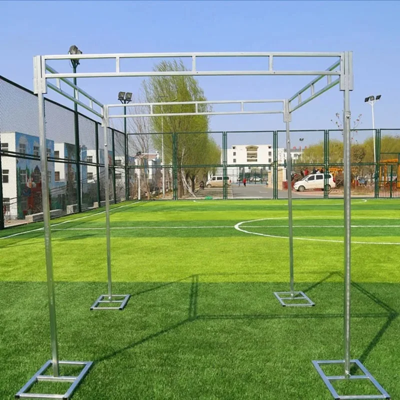 

Высококлассные свадебные украшения «сделай сам», четырехугольный павильон, двойная подставка для перекладины, металлическая полка для ритуальной вуали для макета вечеринки