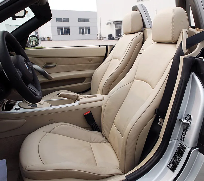 PU Leather Custom Car Seat Covers for 2 Front Seats For BMW Z4 E85 E86 2004 2005 2006 2007 car interior protector accessories