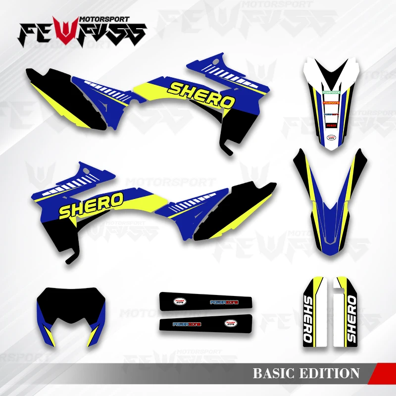 

Fewfuss Graphics Decals Stickers Motorcycle Background Custom For Sherco SE 250 300 450 2012 2013 2014 2015 2016