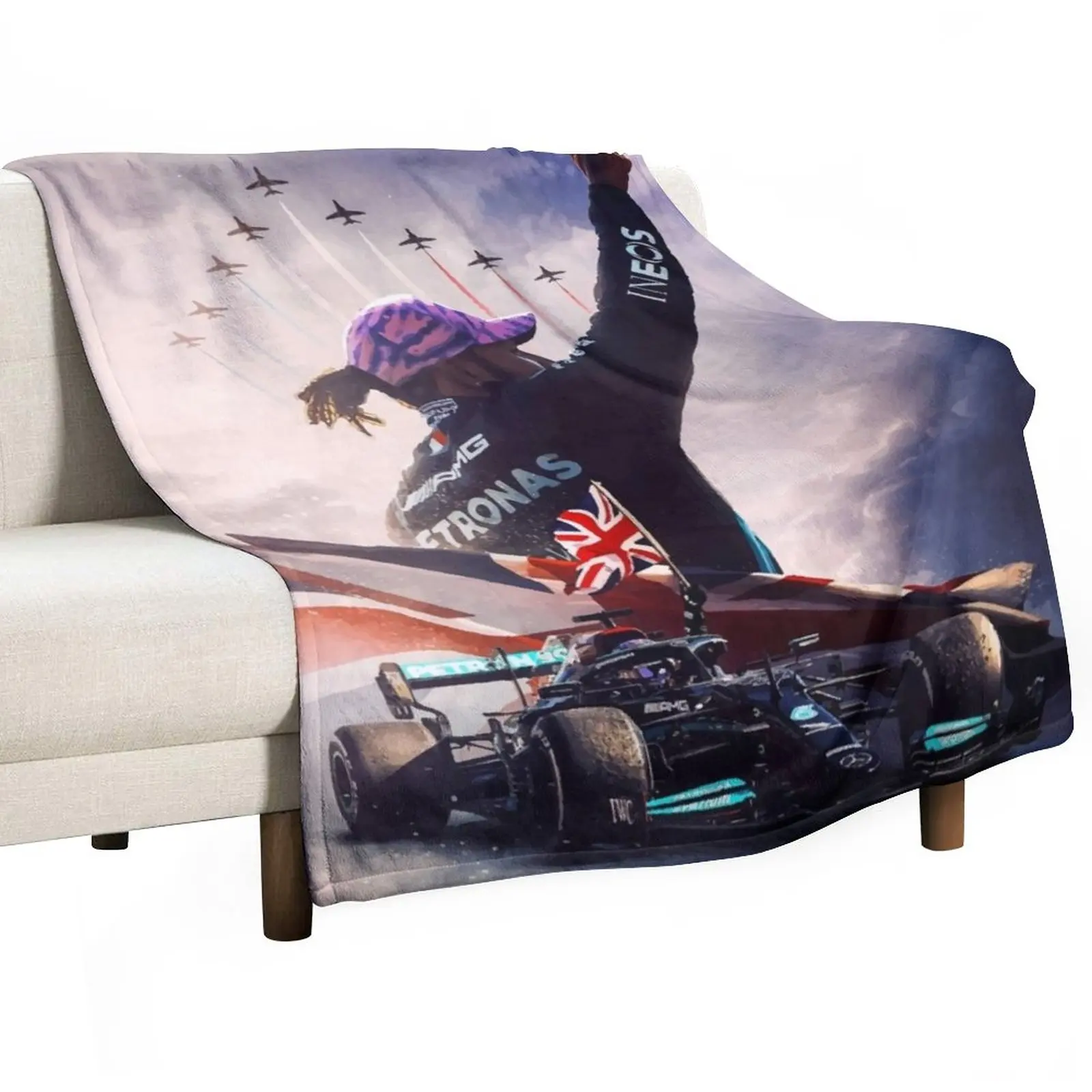 Glory_Lewis Hamilton_Art - F1 2023 Throw Blanket Thermal Blanket Shaggy Blanket Single Blanket Softest Blanket