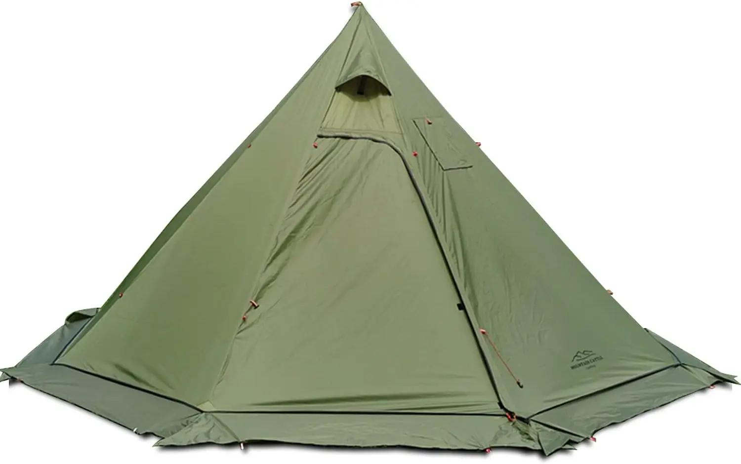 4 Persons 5lb Lightweight Tipi Hot Tents with Stove Jack, 7'3