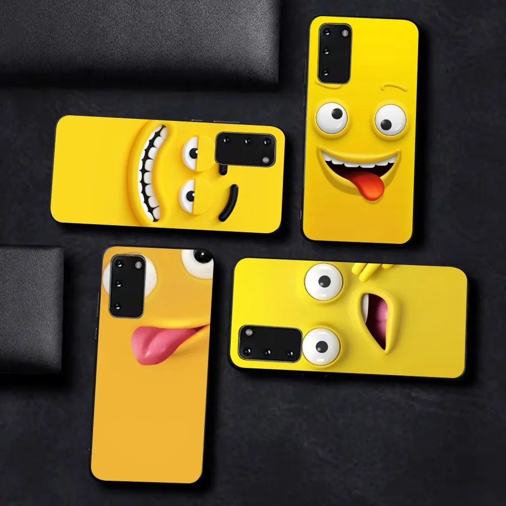 Funny  F-Face Phone Case For Samsung S 9 10 20 21 22 23 30 23plus lite Ultra FE S10lite Fundas