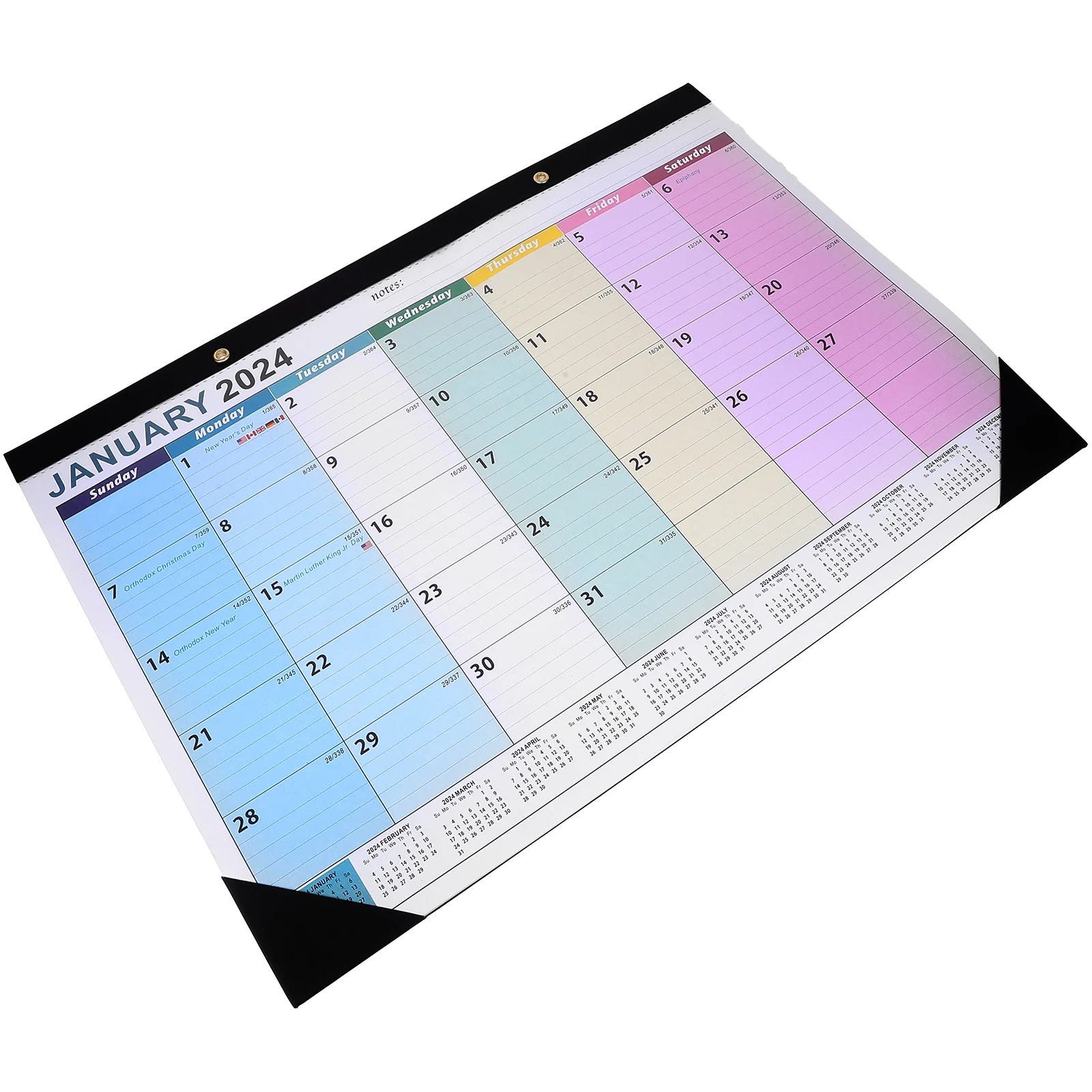 

Wall Calendar Desk 2024-2025 Countdown English Giant Paper Tear Off Home Office Classroom Thick Practical Gifts