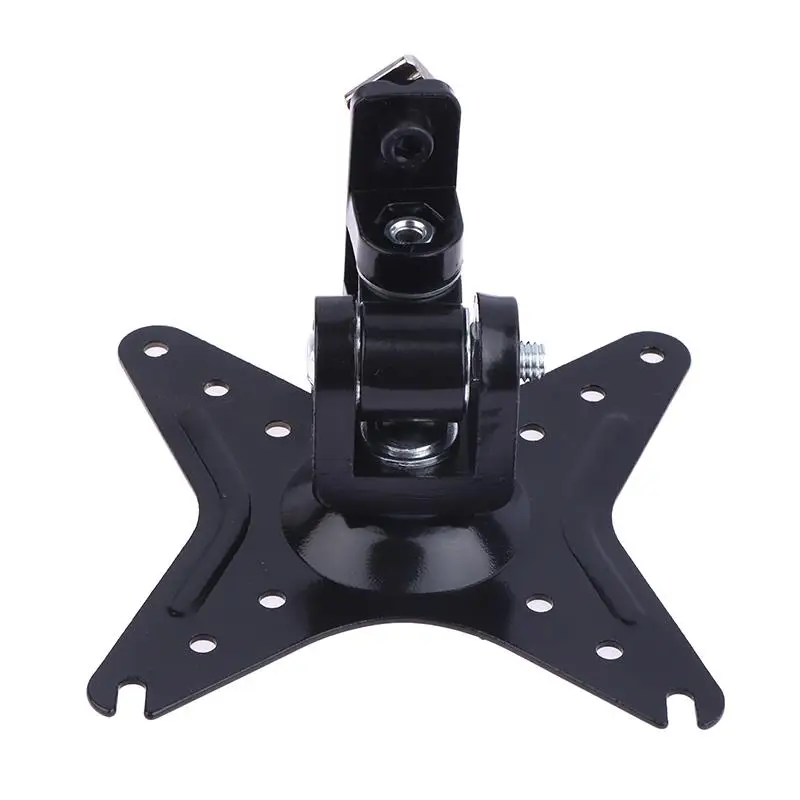 2 Axis Adjustable Wall Mount Monitor Bracket VESA 100 75 50mm Button Box Holder for Industrial Control PC Gaming Support view 5