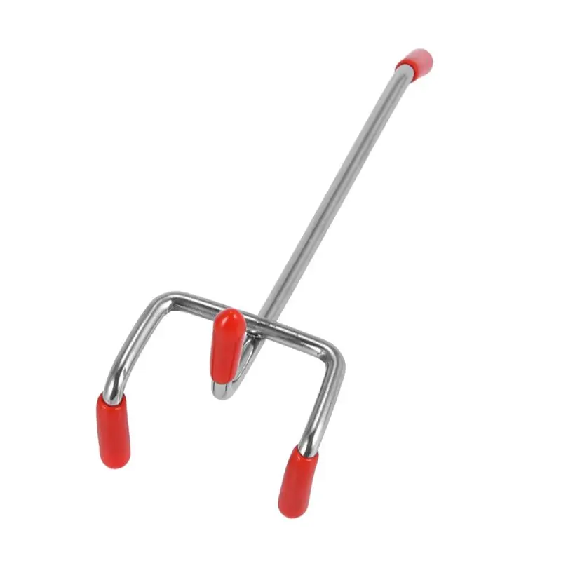 

A98E-100Pcs 100Mm Pegboard Hooks Slat Wall Retail Display Shop Peg Hang Fits Home Hanger Chrome Metal 1-1.5Kg Loading