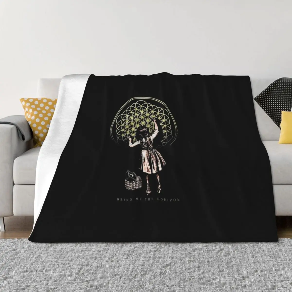 

painting girl kids Throw Blanket cosplay anime Plaid warm for winter Blankets