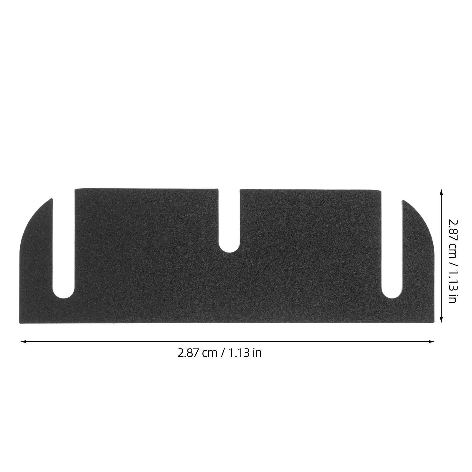 15Pcs Door Hinge Shims Black Plastic 3.5x0.05 Inch Matte Sagging Door Repair Alignment Spacers Hinge Filling
