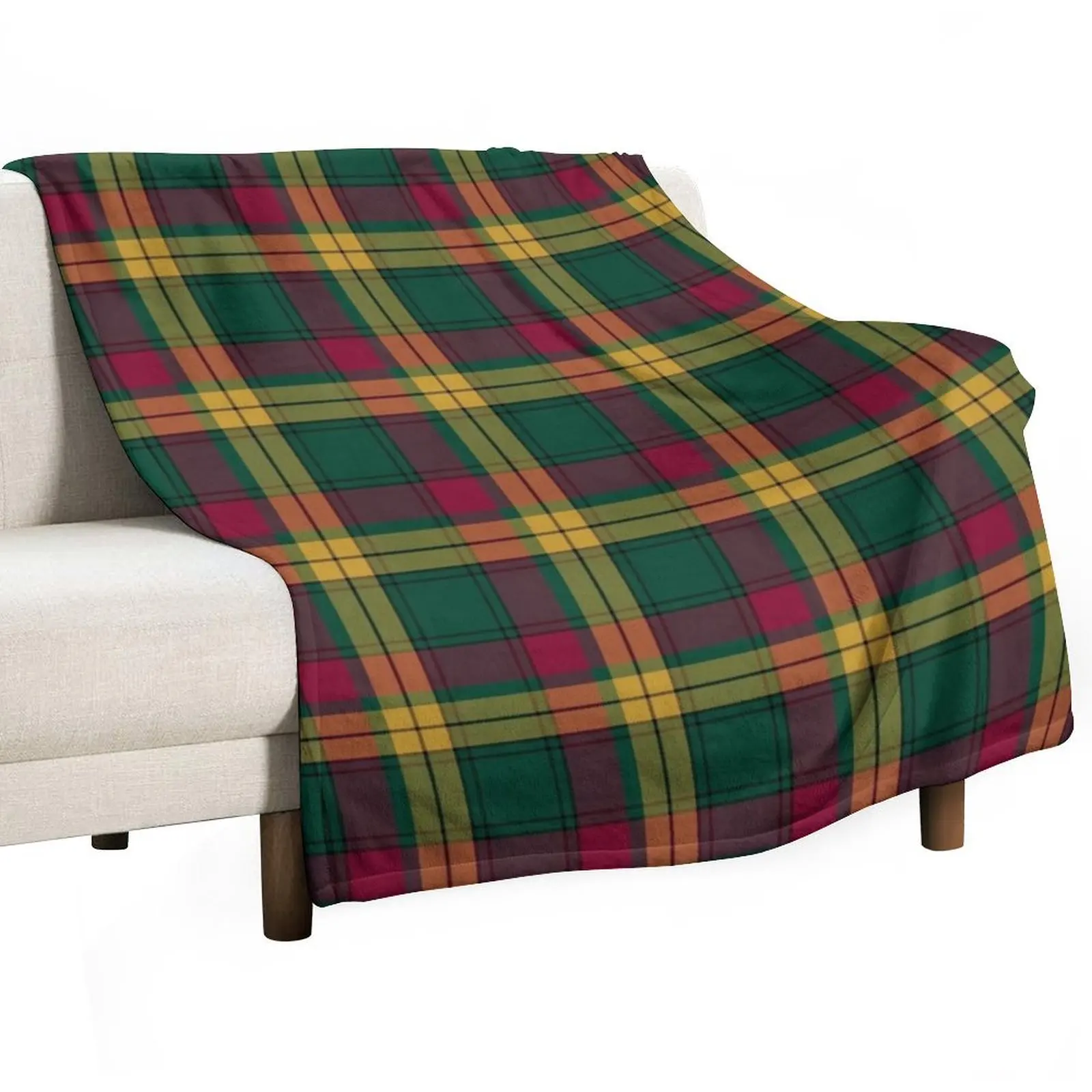 

MacMillan Tartan Scottish Clan, Family, and Heritage Design Throw Blanket Soft Home Decor Blanket for Couch Bedroom