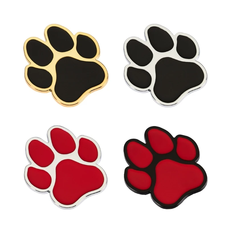 547C 1 Pair 3D Animal Print Car Decal In Zinc Alloy Eye Catching Design for Auto Exterior Add Unique To Your Vehicle