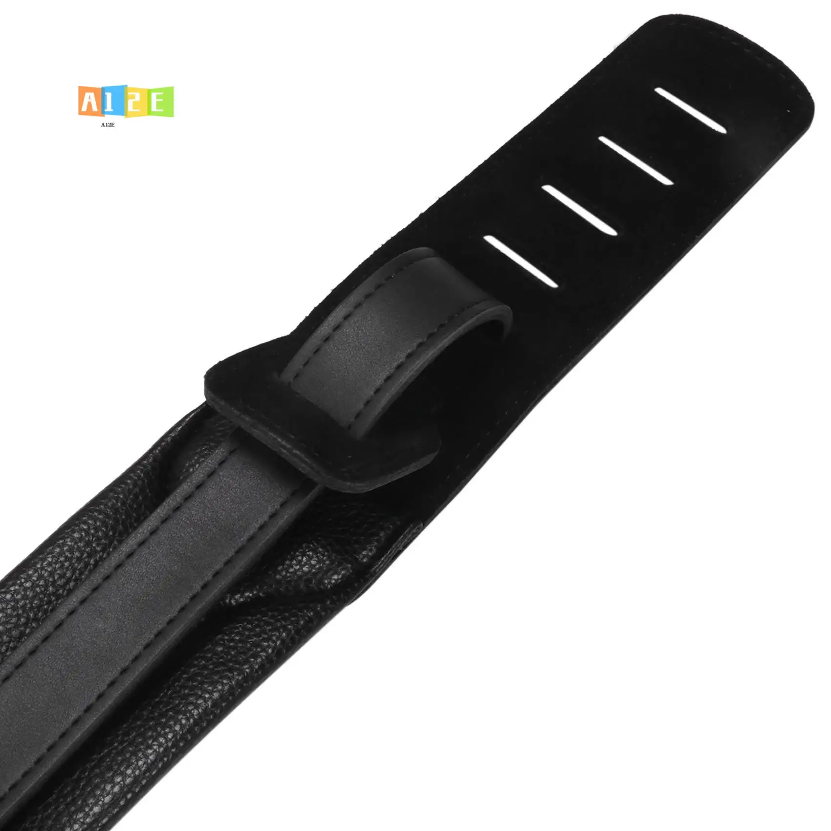 

A12E-Guitar Strap Ethnic Style Leather Adjustable Acoustic Electric Belt