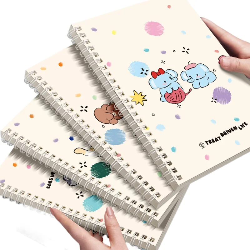 Cartoon Kawaii A5 B5 Coil Notebook Exercise Book Cute Notepad Diary School Stationery Supplies