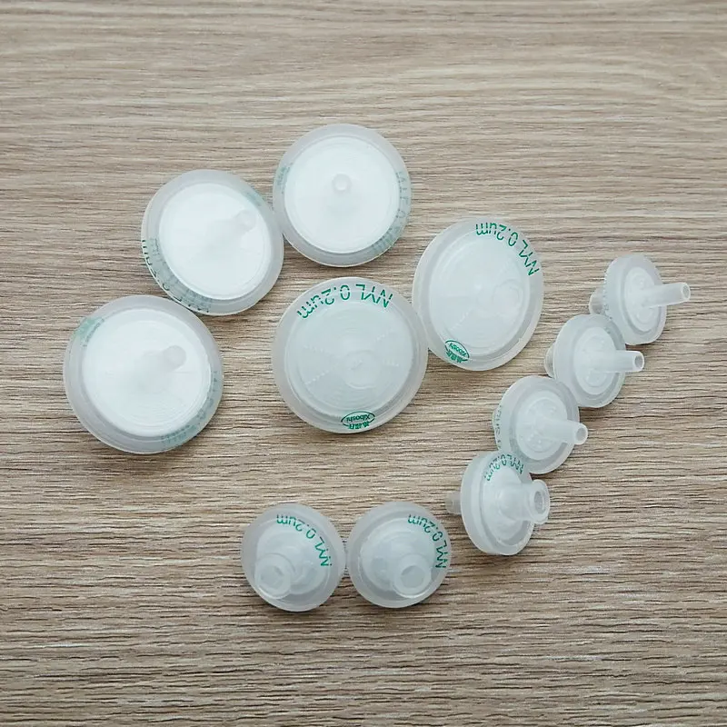 5pcs/lot 13mm 25mm Disposable Micro Nylon Membrane sample Filter Lab liquid chromatography(IPLC) or Ion chromatograph(IC)