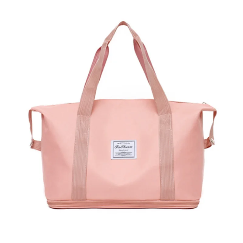 Tas Travel Jinjing Tangan Berkapasitas Besar yang Dapat Diperluas - Tahan lama, berbagai kompartemen, cocok untuk bepergian, kebugaran, yoga, tas tangan.