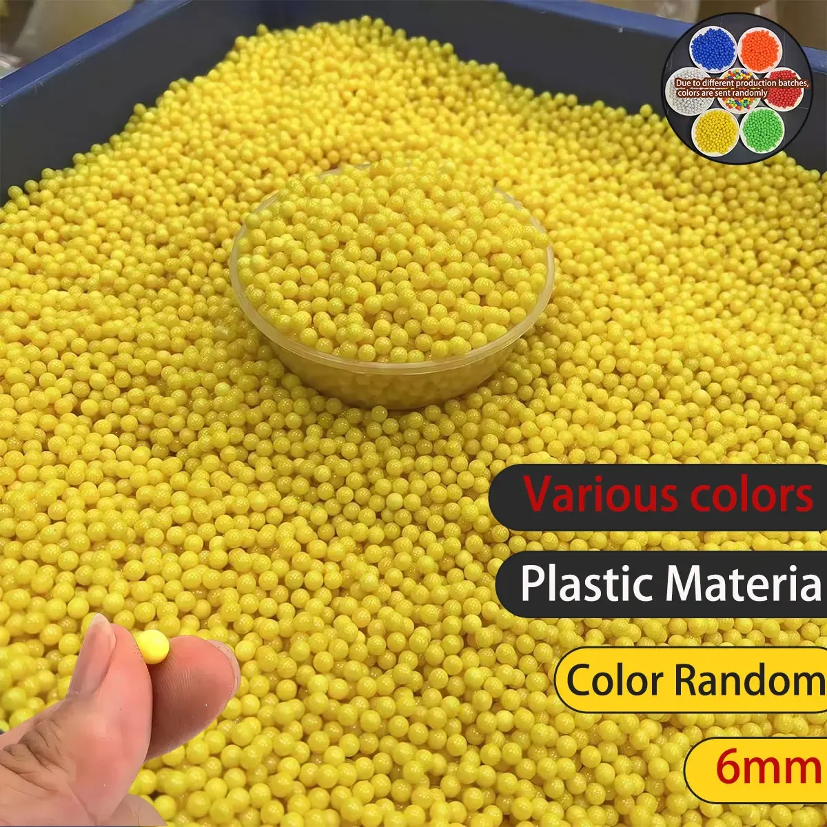 100/200/500/1000PCS Standaard 6MM Paintball Locke G18 Pull Box Speelgoed pistool Beveiliging Plastic Bal BB Shotgun Pistool Sniper Bullet