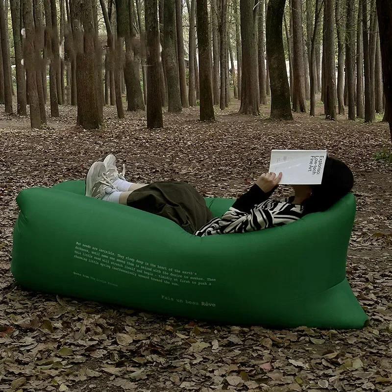

​Ultralight Inflatable Lounger Sofa For Camping Picnic Portable Outdoor Gear With Carry Bag Quick Dry Adventure Essentials