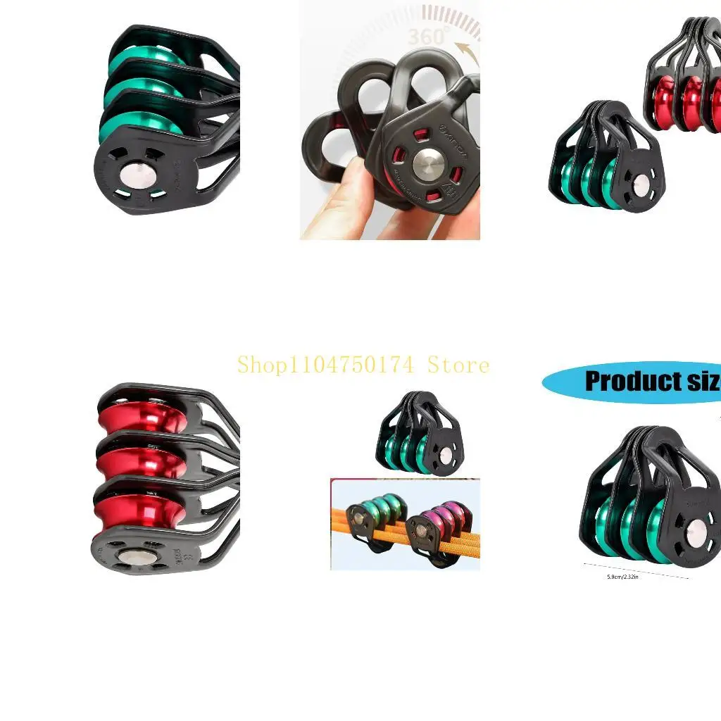 Three-Sheave Lifting Block with Grooved Sheaves Between Side Plates Top Sale