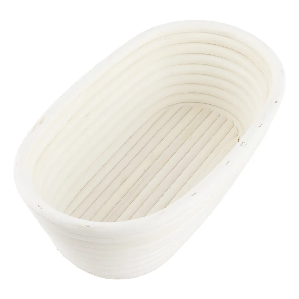 Oval Shape Bread Proofing Basket Long Size With Linen Liner Dough Basket Baking Tool Banneton Bread Basket Dough Proving