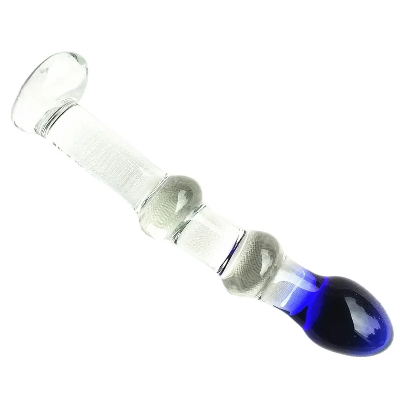 Female Glass Anal Dilator Crystal Vagina Ball Butt Plug Dildo Sex Toys For Women Male Gay Adult Stimulator Massage Pyrex