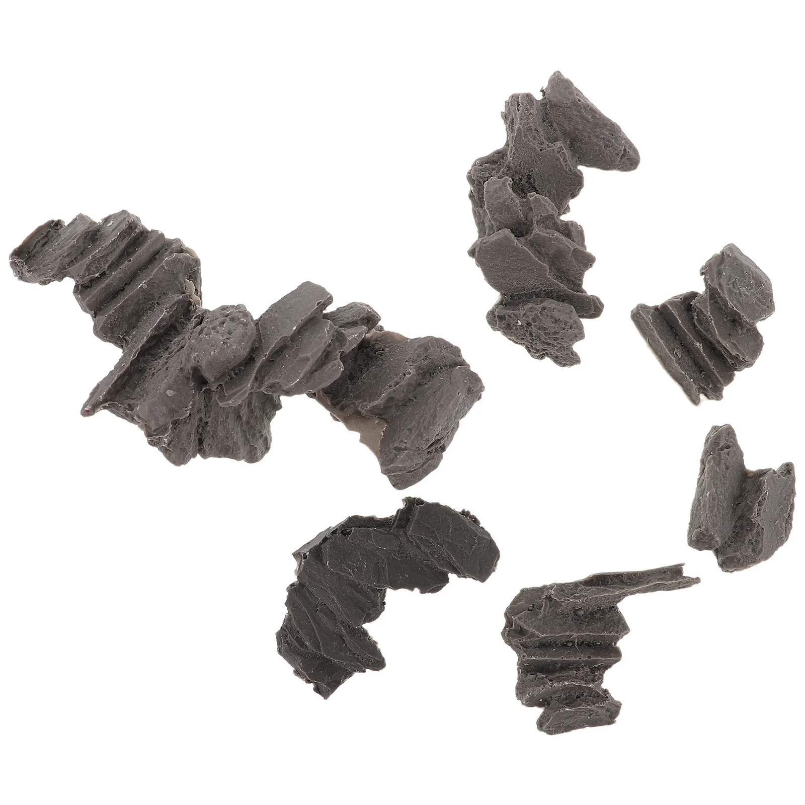 

6Pcs Miniature Stone Steps Sand Table Decoration Natural Texture for Fairy Garden Landscape DIY Diorama Accessories Paver Step