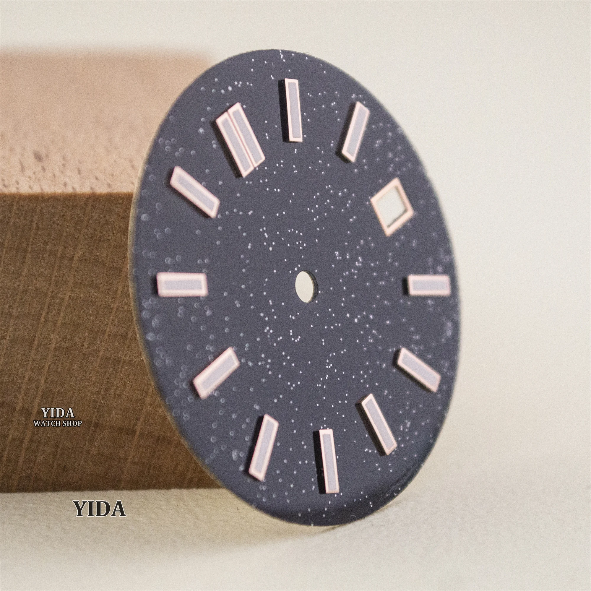 NH35 Watch Dial Shining Star-Shaped Dial Green Luminous 30.5mm Face for NH35 NH36 movement Watch Parts Repair Tools Accessories