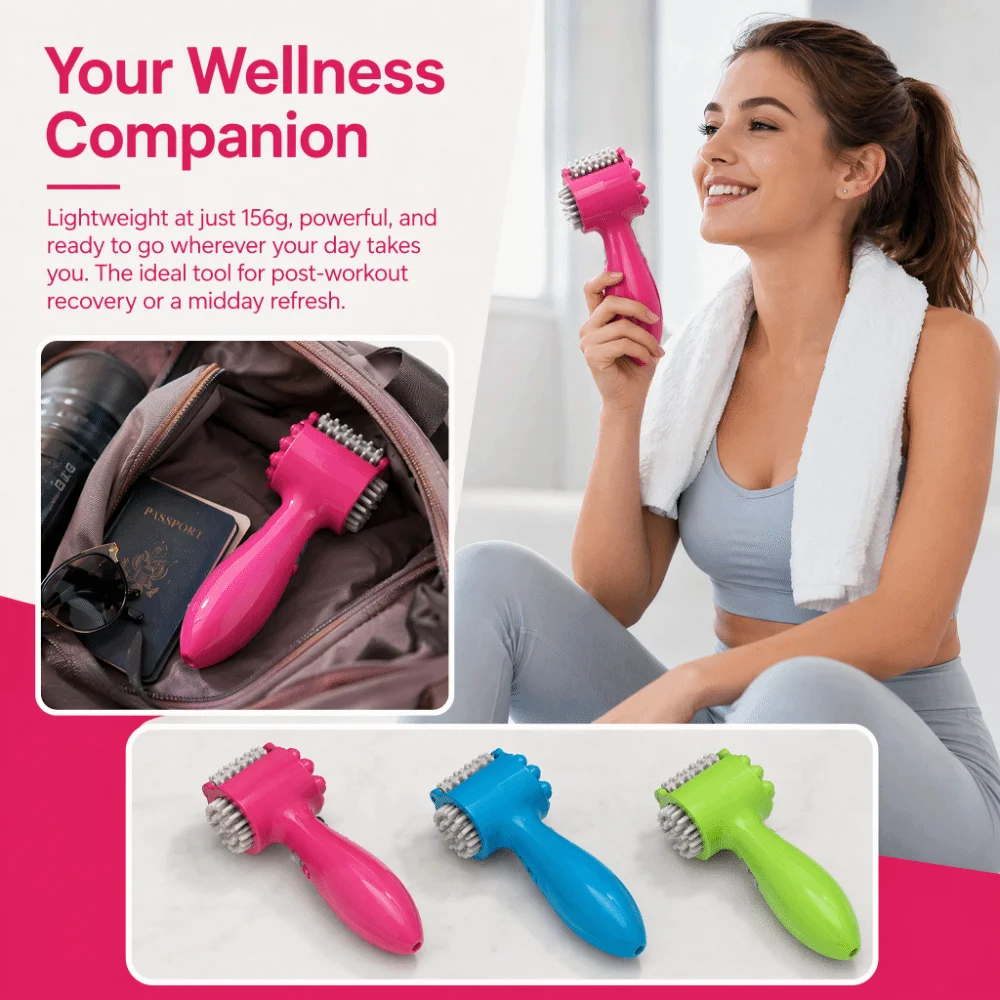 Roller Comb Electric Head Massager Vibration Impact Multi Function Massage Hammer USB Charging Two Speed Scalp Massage Comb