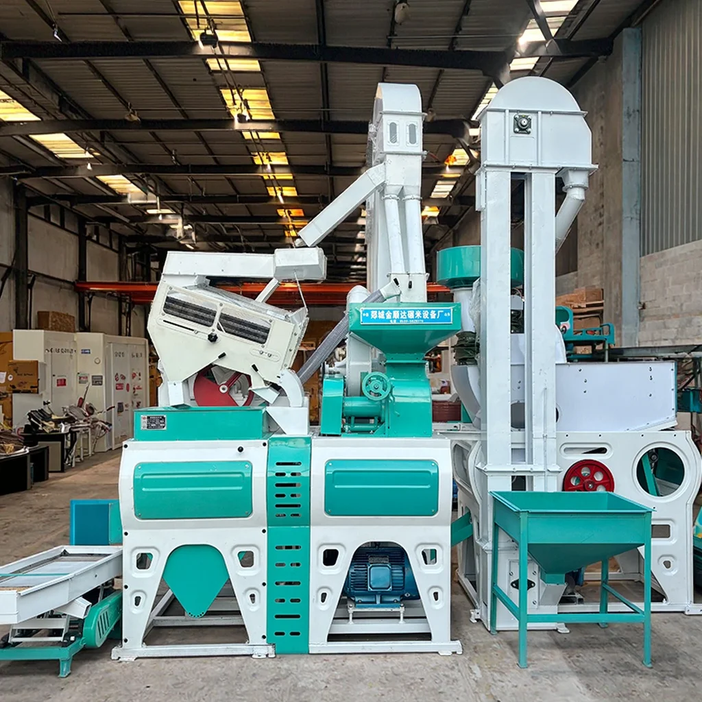 100-2000Kg/H Rice Milling Machine 220V60HZ/ 380V50HZ Big Processing Peeling Rice Machine Paddy Rice Mill Machine