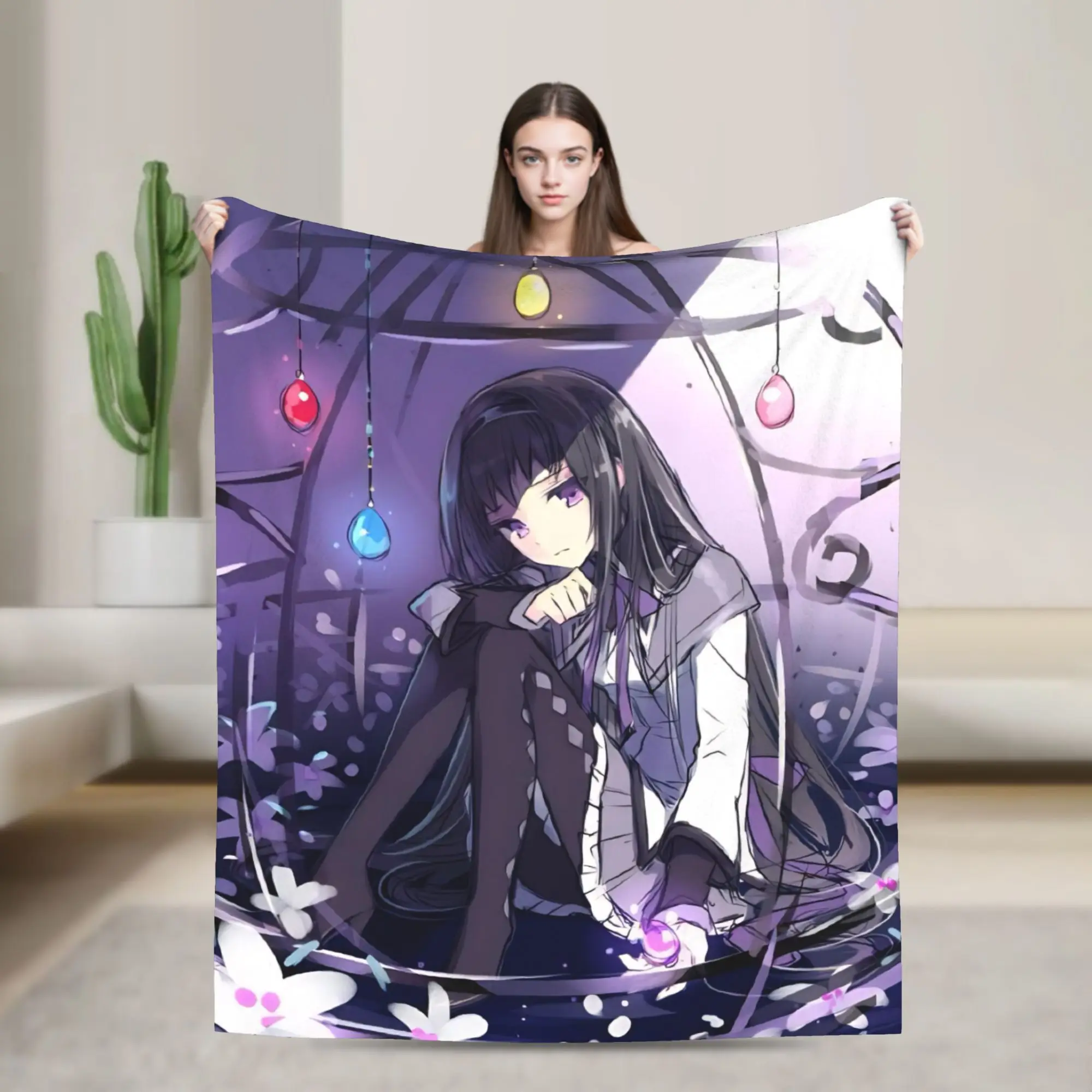 

Одеяло Homura Akemi, качественное мягкое одеяло, зимнее детское одеяло, диван-кровать, удобное покрывало