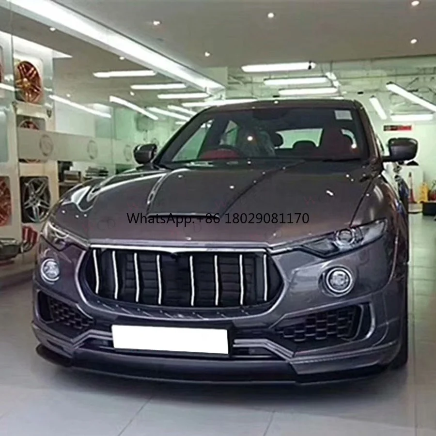 Cofano motore in vera fibra di carbonio per Maserati Levante 2016-2021 cofano motore anteriore cofano accessori auto