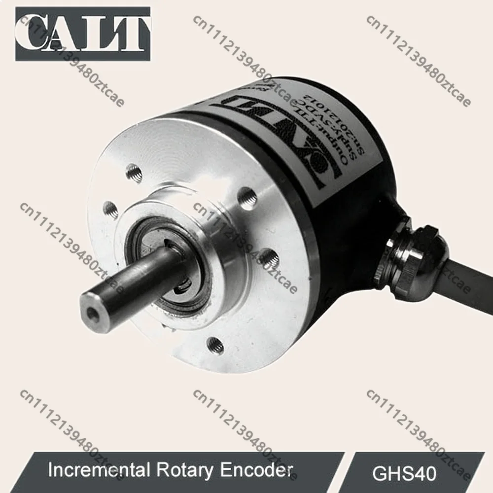 Low cost rotary encoder 100-3600 PPR incremental shaft encoder GHS40 series 5-24V