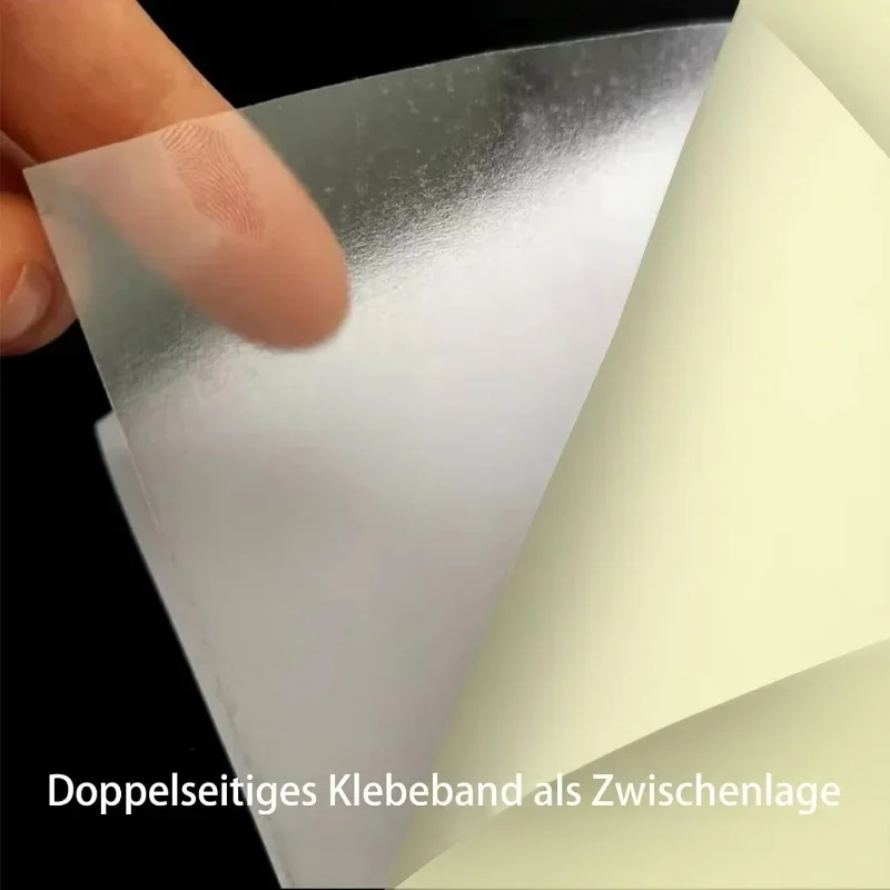 

12Pcs Clear Double Sided Adhesive Tape Sheets for Crafts Home Decorative Tape A4 Size Super Strong Adhesive Tape Sheets new