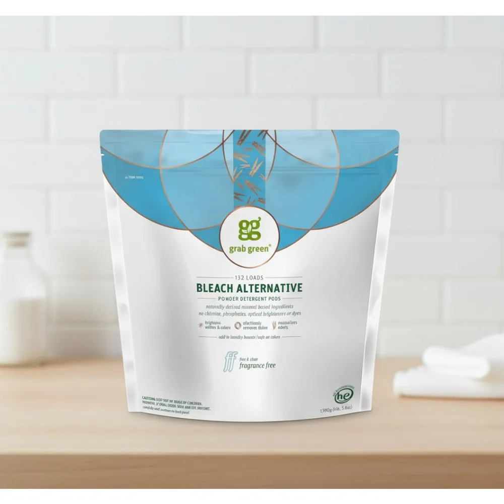 

Альтернативные стручки для отбеливания без хлора, 132, усилитель для стирки на растительной основе для удаления пятен и нейтрализации запаха