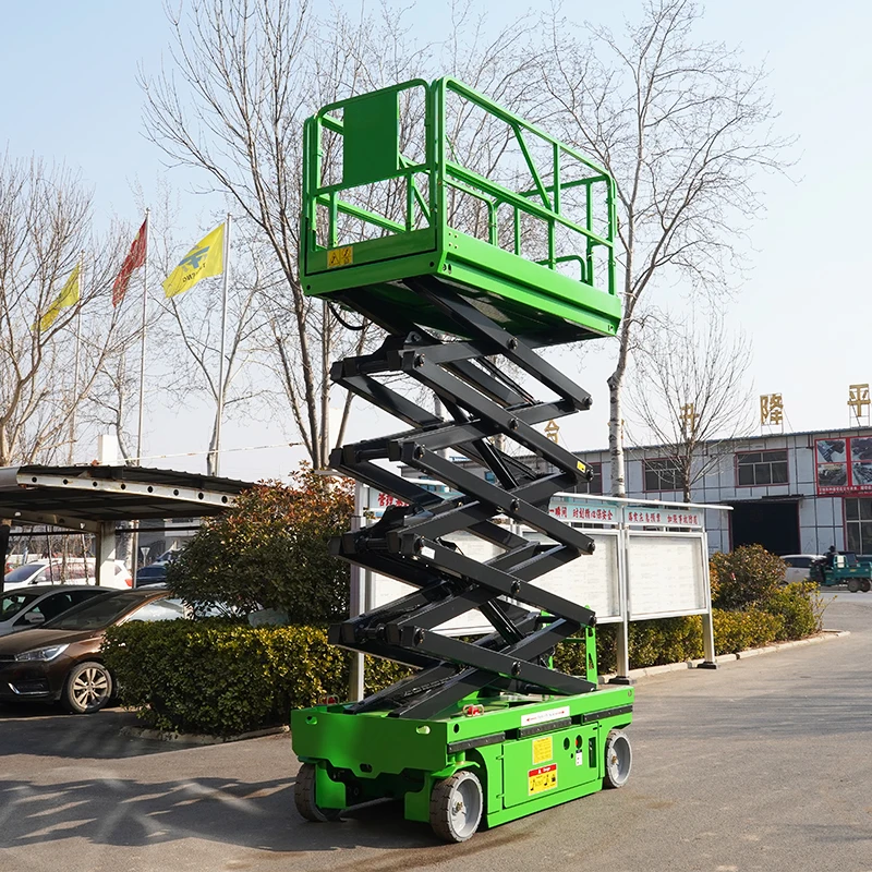 Customized Self-propelled Electric Steel Scissor Lift Platform 113kg Lifting Capacity 13.8m Max Height CE ISO Certified 2-Person