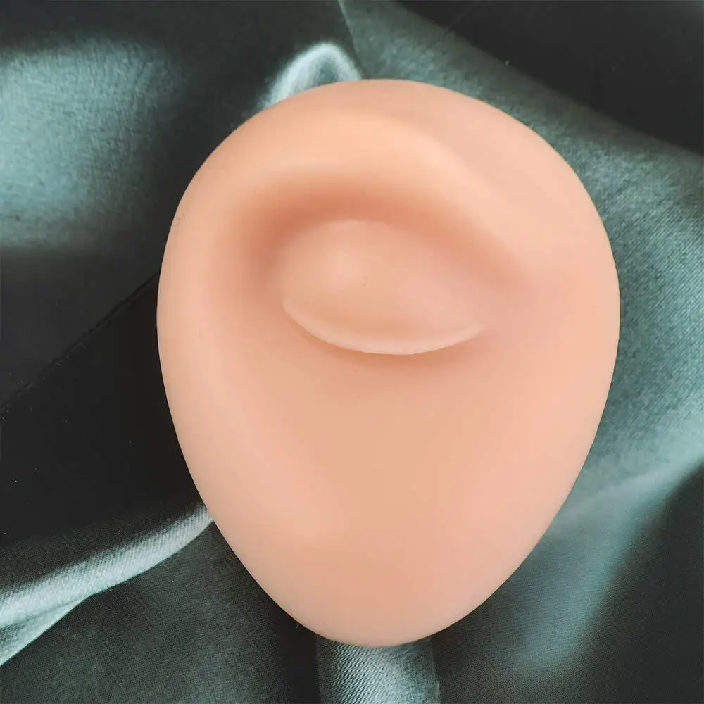 Display Silicone Mouth Silicone Nose Tattoo Puncture Practice Silicone Face Model Piercing Jewelry Tool Simulation  Body Part