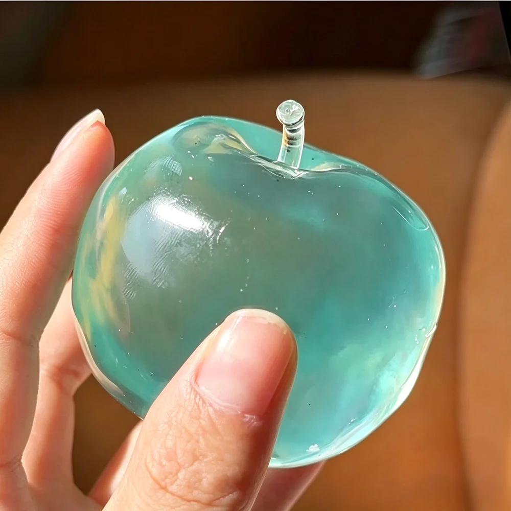 1/3Pcs Squishy Fruit Apple Fidget Toy Squeeze Stress Relief Hand Toy Anti-Anxiety Fruit Stretchy Slow Rising Toy Creative Gift