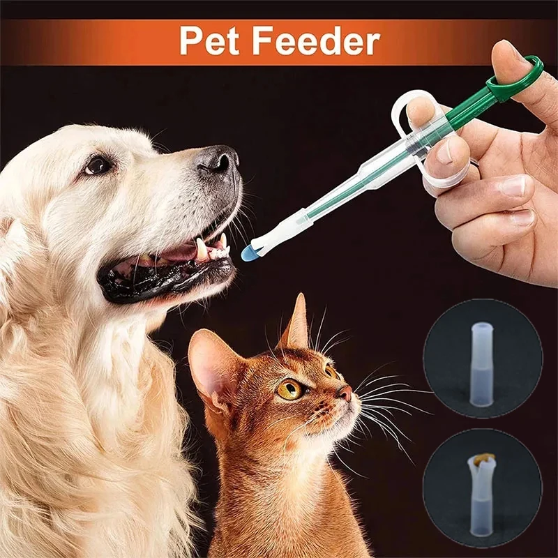 1/5/10Pcs Pet Pill Applicator Cats Dogs Syringe Pill Water Milk Tube Feeder Drinker Deworming Syringe Pet Medical Injection Tool