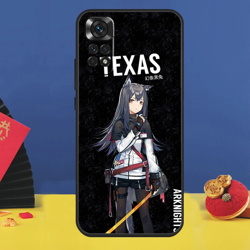 Texas Arknights Phone Case For Xiaomi Redmi Note 11 Pro Note 10 Pro 12 8 9 Pro 9S 10S 11S 12C 9C 10C Funda image 6