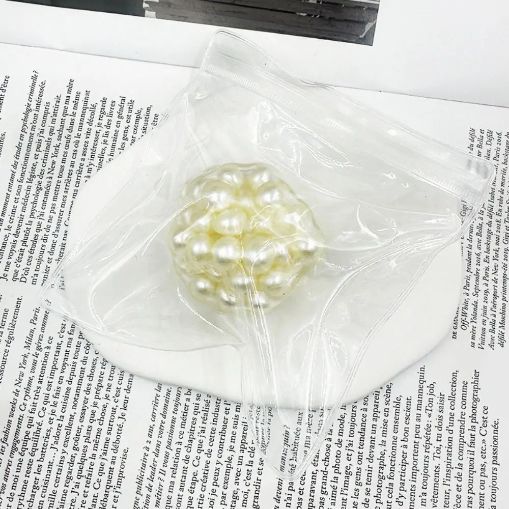 Giocattolo a rimbalzo lento Perlina Perla Palla rumorosa Giocattoli Mochi Ball TPR Perla Giocattolo da spremere Novità Palla carina Pizzico Agitarsi Giocattolo Regalo per bambini