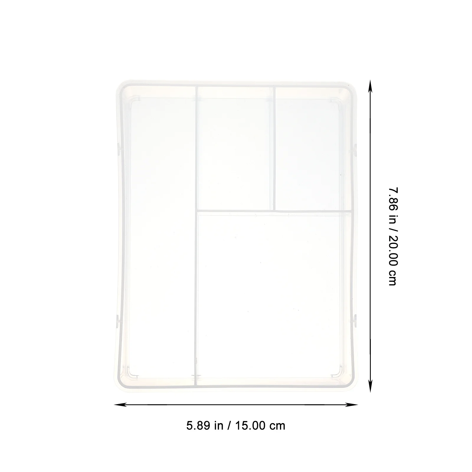 

2pcs Drawer Organizer Box Abs Storage Case Multi-Function Household Organizer For Office Bedroom Bathroom Compact Stackable