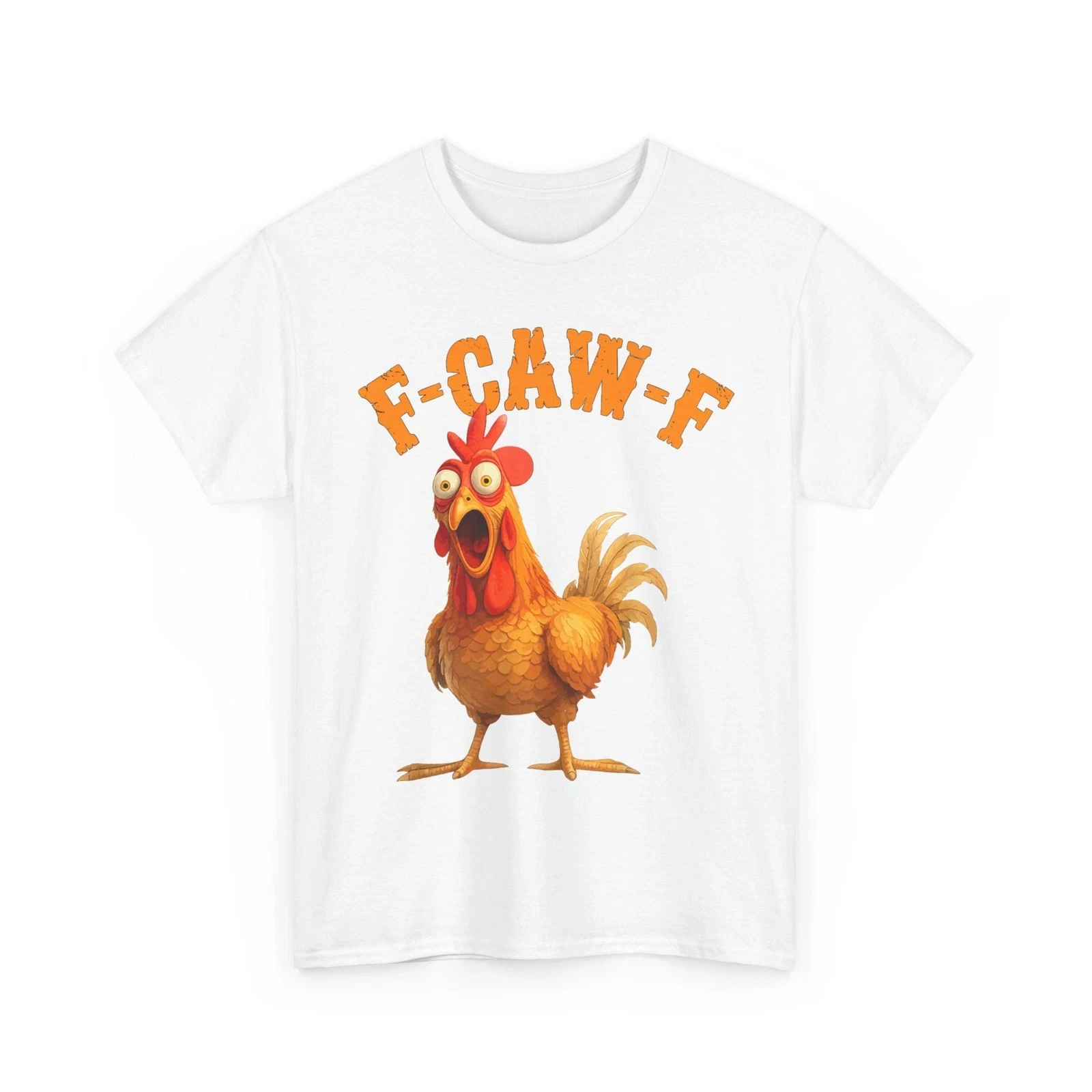 مضحك F-Caw-F الدجاج قميص ، FCAWF الدجاج النساء الرجال الفكاهة قميص Harajuku الجرافيك تي شيرت المتضخم تي شيرت الرجال الملابس